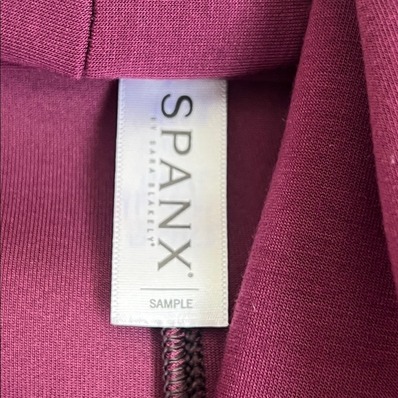 SPANX Air Essentials Cocoon Cardigan Pockets Purple Maroon Size XL 1X - Picture 4 of 8